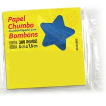 Papel Chumbo para Bombom e Trufa 8x7,8cm 300 Unidades - Lucky Fest