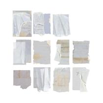 Papel Clássico De Padrão Misto Elegante Com Corte Irregular, Superfície Tátil De 20 Folhas Para