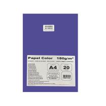 Papel Color Colordrop Roxo A4 180g 20 Folhas