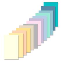 Papel Color Plus 180 g/m² A4 Kit 12 Fls - BlendPaper