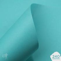 Papel Color Plus 240g A3 Aruba (Tiffany) 20 Folhas - Fedrigoni