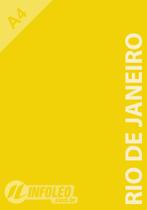 Papel Color Plus A4 180 gramas Rio de Janeiro (Amarelo) Papel Color Plus A4 180 gramas Rio de Janeiro (Amarelo)