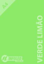 Papel Color Plus A4 180g Verde Limão Candy Veneza Papel Color Plus A4 180g Verde Limão Candy Veneza
