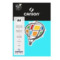 Papel Color Plus A4 Canson 120G 15 Folhas ul Turquesa Papel Color Plus A4 Canson 120G 15 Folhas ul Turquesa
