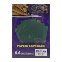 Papel Color Plus Verde A4 120g 20 folhas Off Paper 7510