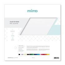 Papel Color Pop 180g Branco Puro (30,5X30,5mm) 25 Folhas - Mimo