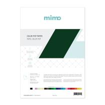 Papel Color Pop A4 180g Verde Oliva Mimo 25 unidades