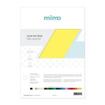 Papel Color Pop Amarelo Canarinho Mimo - A4 - 180 gr - 25 unds