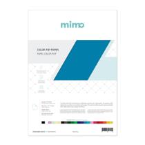 Papel Color Pop Azul Céu Mimo - A4 - 180 gr - 25 unds