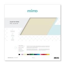 Papel Color Pop Creme Baunilha Mimo - 30,5 x 30,5 cm - 180 gr - 25 unds