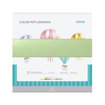 Papel Color Pop Luminous Verde Salada Mimo - 30,5 x 30,5 cm - 250 g - 20 Fls Papel Color Pop Luminous Verde Salada Mimo - 30,5 x 30,5 cm - 250 g - 20 Fls