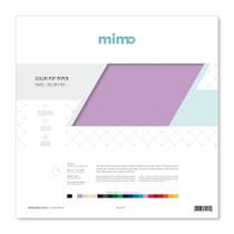 Papel Color Pop Roxo 30,5x30,5cm 180g Mimo 25 Folhas