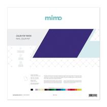 Papel Color Pop Roxo Mirtilo - 30,5X30,5Cm - 180G 25 Folhas