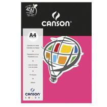Papel Color Rosa Escuro A4 Iris Vivaldi 120g 25 Folhas Canson - LC