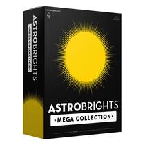 Papel colorido Astrobrights Mega Collection Bright Yellow 625 folhas