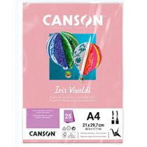 Papel Colorido Canson Iris Vivaldi A4 185g 25fls