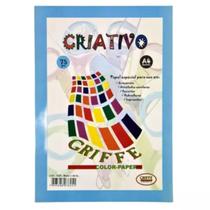 Papel colorido criativo 75 a4 com 48 folhas - griffe