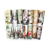 Papel Com Estampa Tex Papel Coleção Paris 1 Ref C19