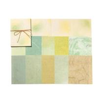 Papel Com Padrão Gradiente Em Água Salgada 23 Peças Para Diário Manual, Álbum Decorativo E Fundo De