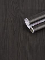 Papel Contact em Vinil Madeira Preto Art3d 44 x 305 cm Papel Contact em Vinil Madeira Preto Art3d 44 x 305 cm