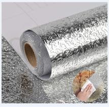 Papel Contact Feisoon Prateado 40 x 300 cm Impermeável e Resistente a Óleo Papel Contact Feisoon Prateado 40 x 300 cm Impermeável e Resistente a Óleo