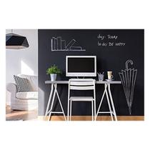 Papel Contact Lousa Auto Adesiva Preto Fosco 45cm X 5m Papel Contact Lousa Auto Adesiva Preto Fosco 45cm X 5m