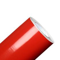 Papel Contact Vermelho 45cm x 10m 80 Micras - Rolo