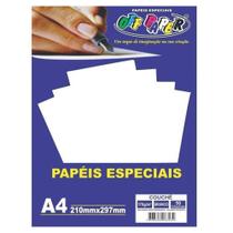 Papel Couche Branco A4 170g 50fls Off Paper