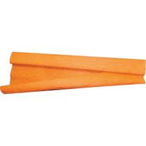 Papel Crepom 48CM X 2,00M Laranja Pacote com 10