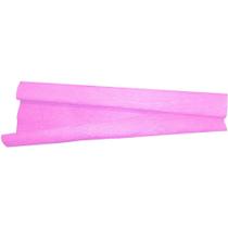 Papel Crepom 48CM X 2,00M Rosa Claro - Pacote com 10 Unidades