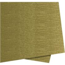 Papel Crepom 48cm x 2m Ouro Impermeável 10un - Novaprint