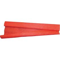 Papel Crepom 48CM X 2M Vermelho Pacote com 10 Unidades
