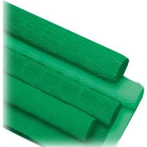 Papel Crepon Super Crepe 48CMX2,50M Liso Verde Bandeira - V.M.P.