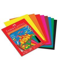 Papel criativo 32 fls 8 cores Faber-Castell Papel criativo 32 fls 8 cores Faber-Castell