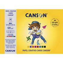 Papel Criativo Cards A4+ Canson 32 Folhas