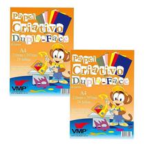 Papel Criativo Color Set Dupla Face A4 48 Folhas 8 Cores - VMP