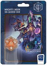 Papel Crítico Poliédrico Die Colecionável d20 com The Mighty Nein Emblem Oficialmente licenciado 20-Sided Die Ótimo para Dungeons and Dragons ou Game Night