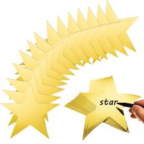 Papel de alumínio Star Cutouts FOBSME Gold 15,5 cm 120 unidades