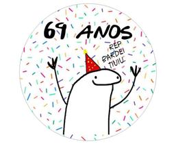 Papel De Arroz Bento Cake Flork Meme 69 Anos