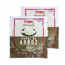 Papel De Arroz Tailandes Spring Rolls 340g Towa (Kit com 2) Papel De Arroz Tailandes Spring Rolls 340g Towa (Kit com 2)