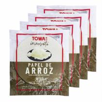Papel De Arroz Tailandes Spring Rolls 340g Towa - Kit X4 Papel De Arroz Tailandes Spring Rolls 340g Towa - Kit X4