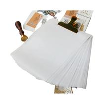 Papel De Calco A5 50 Folhas Translúcido Para Scrapbooking, Escrita, Reprodução, Colagem E Artesanato