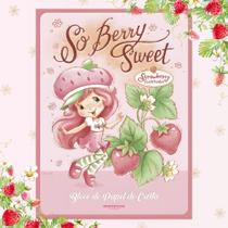 Papel de Carta Caderno Colado Moranguinho 48 Folhas Decoradas c/ Cheirinho - Animativa Papel de Carta Caderno Colado Moranguinho 48 Folhas Decoradas c/ Cheirinho - Animativa