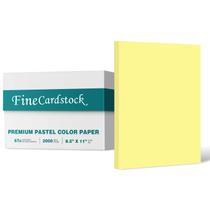Papel de cartão S Superfine Printing Canary 8,5x11 Papel de cartão S Superfine Printing Canary 8,5x11