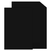 Papel de cartolina Goefun 80 libras, pesado, 230 g/m², preto 11x17