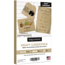 Papel de cartolina S Impressão superfina marrom Kraft 11x17 216gsm