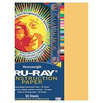Papel de construção Tru-Ray 102997 Sulphite 9x12" dourado 50 folhas Papel de construção Tru-Ray 102997 Sulphite 9x12" dourado 50 folhas