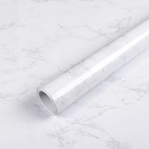 Papel de contato Abyssaly Glossy Marble White 45cm x 5m