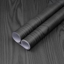 Papel de contato Abyssaly Wood Thicken Natural Wood Black