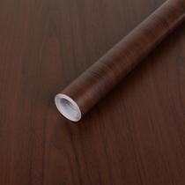 Papel de contato de madeira Abyssaly Red Brown 45cm x 3m PVC